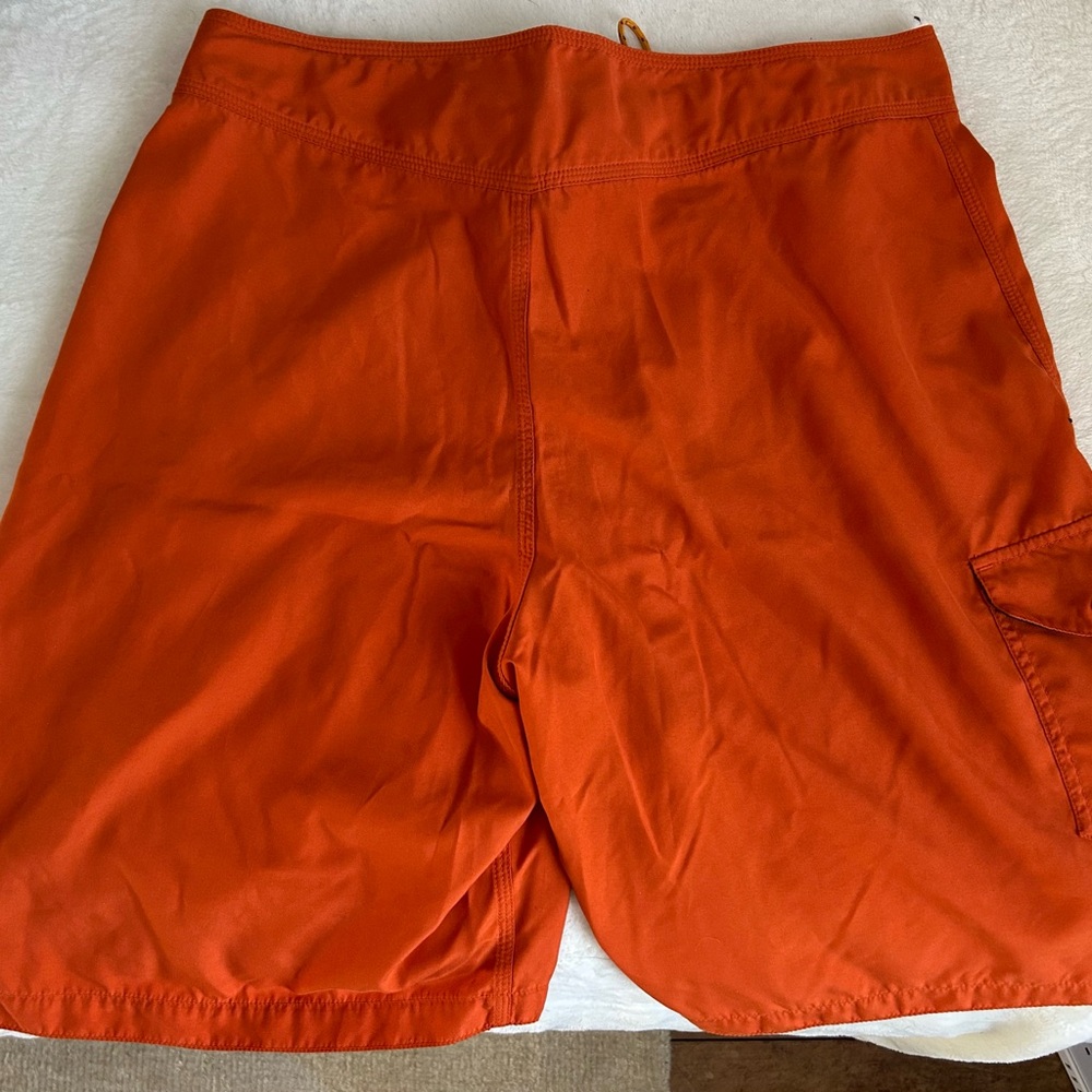 Patagonia Bright Orange Swim Shorts - Picture 3 of 4